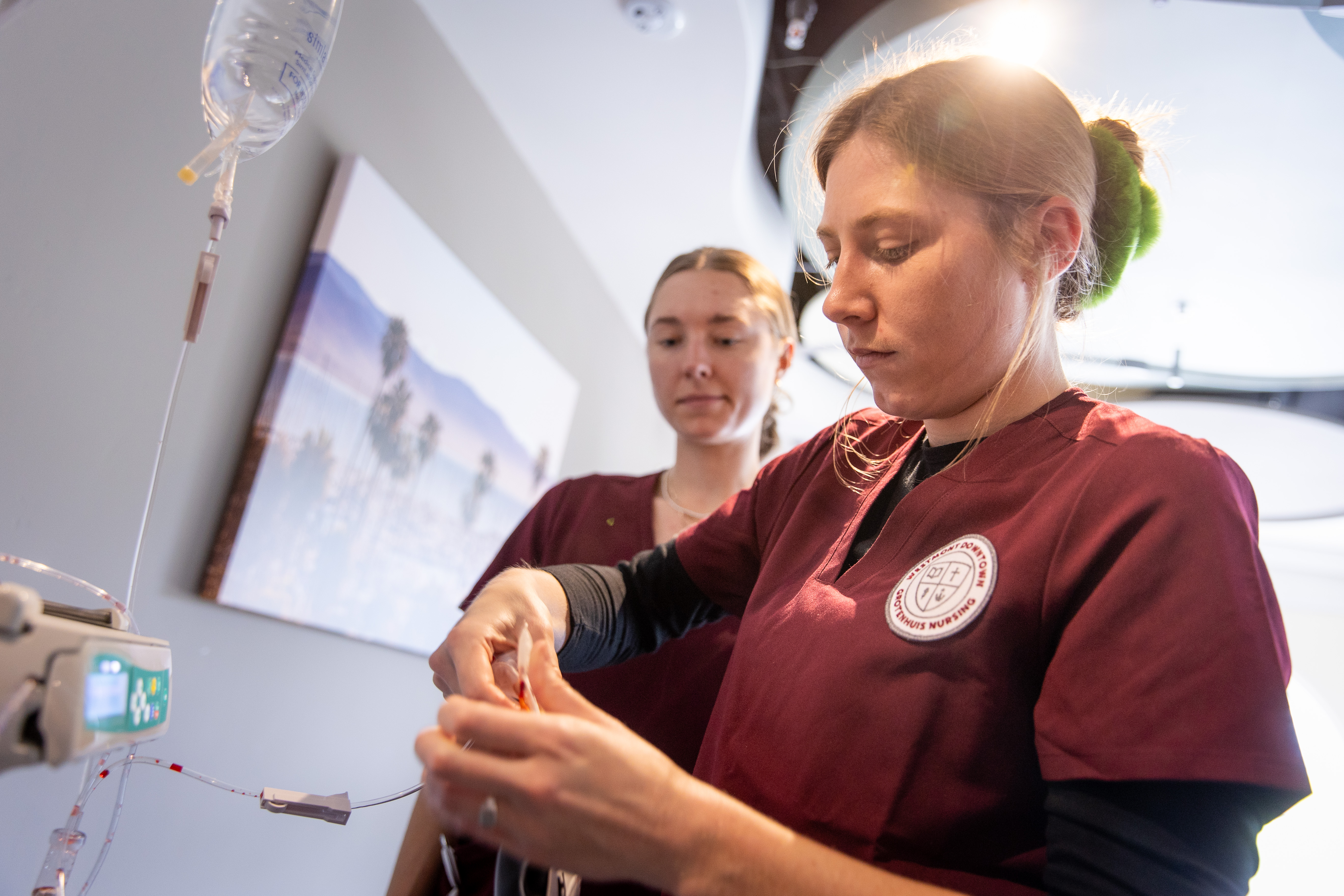 female westmont nursing student 