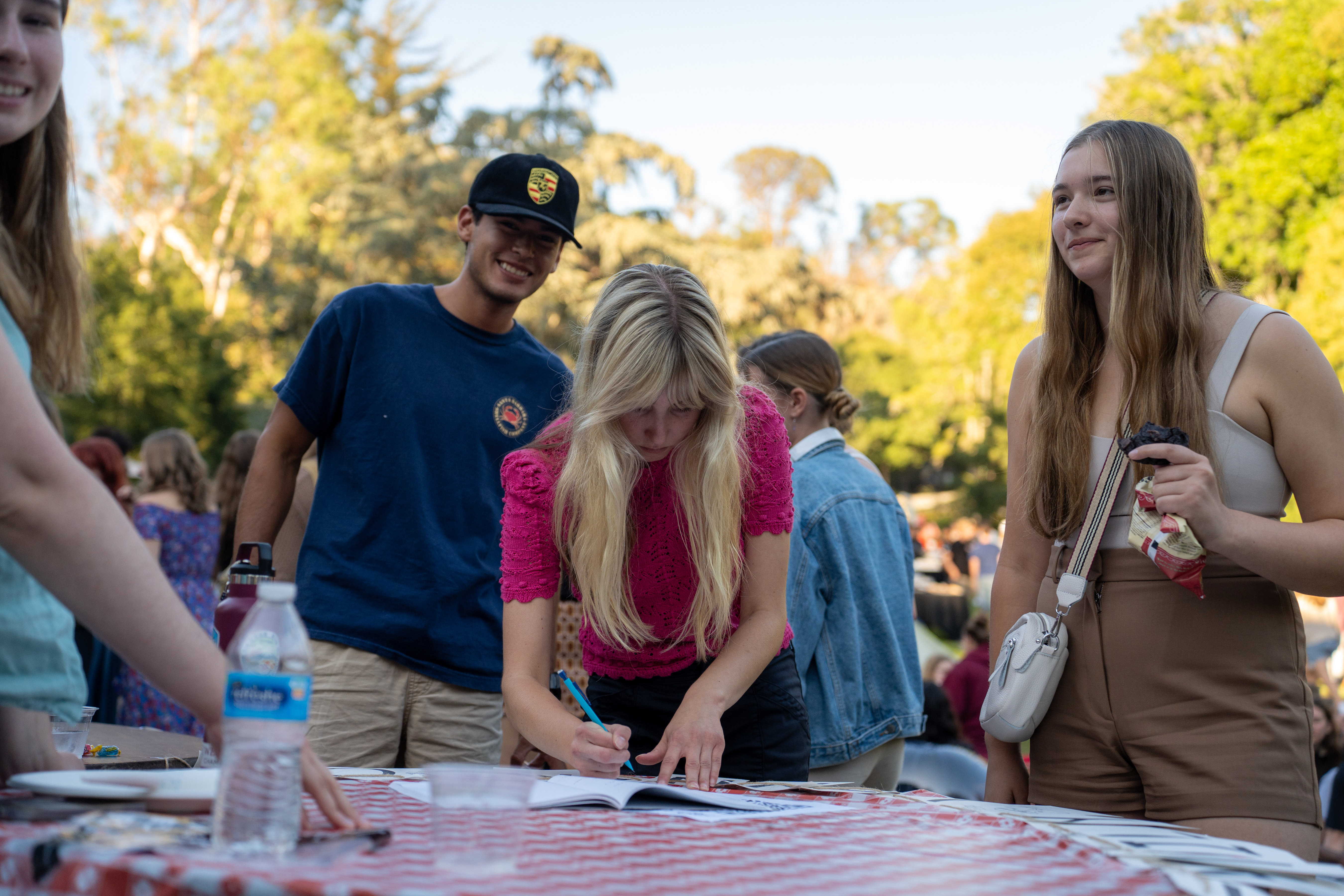 westont students signing up 