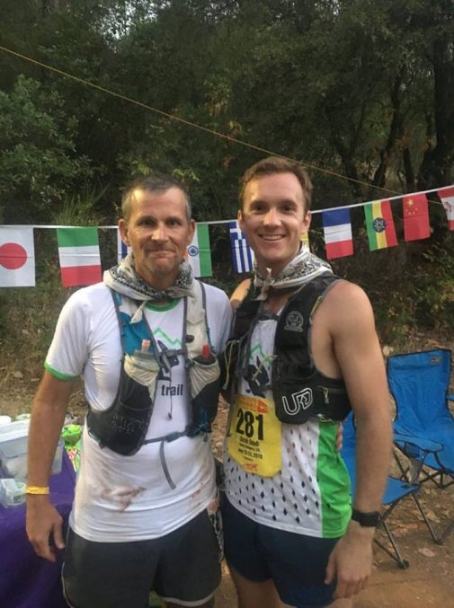 Dave was joined by his son, Walker, for the final 38 miles
