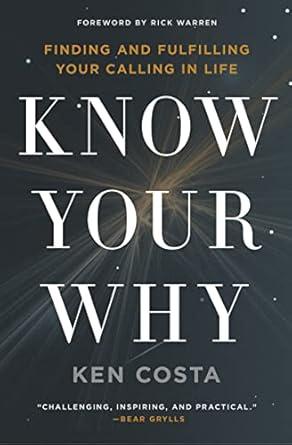 Know Your Why - Ken Costa